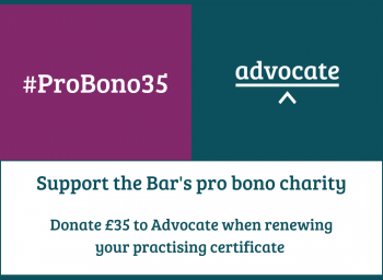 Donate your #ProBono35 to Advocate